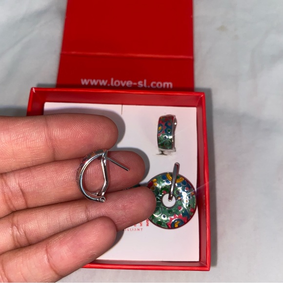 Sterling Silver Earring, Pendant, and Ring Set - Picture 3 of 7